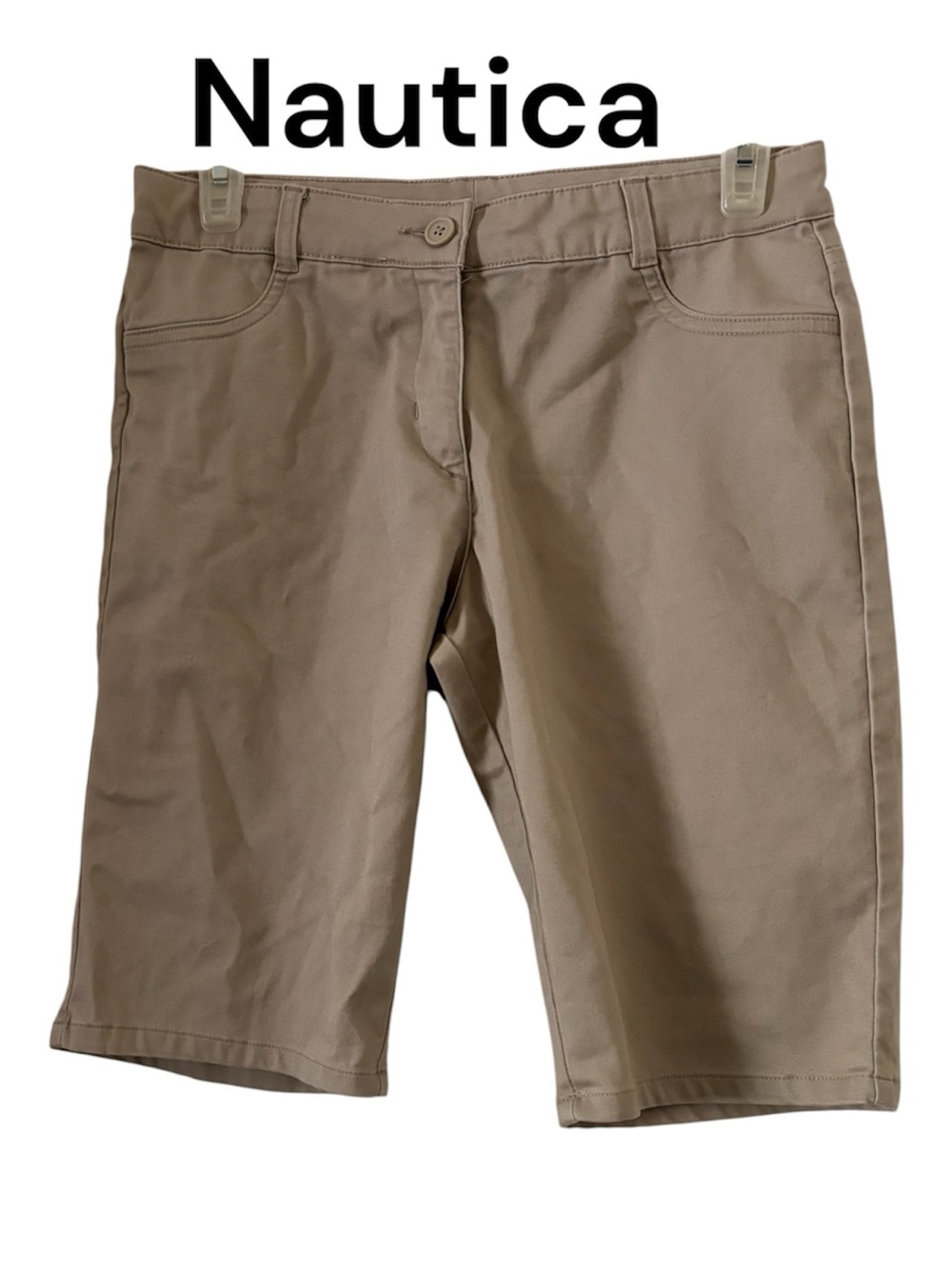 Nautica Uniform Boy’s Khaki Shorts sz 14